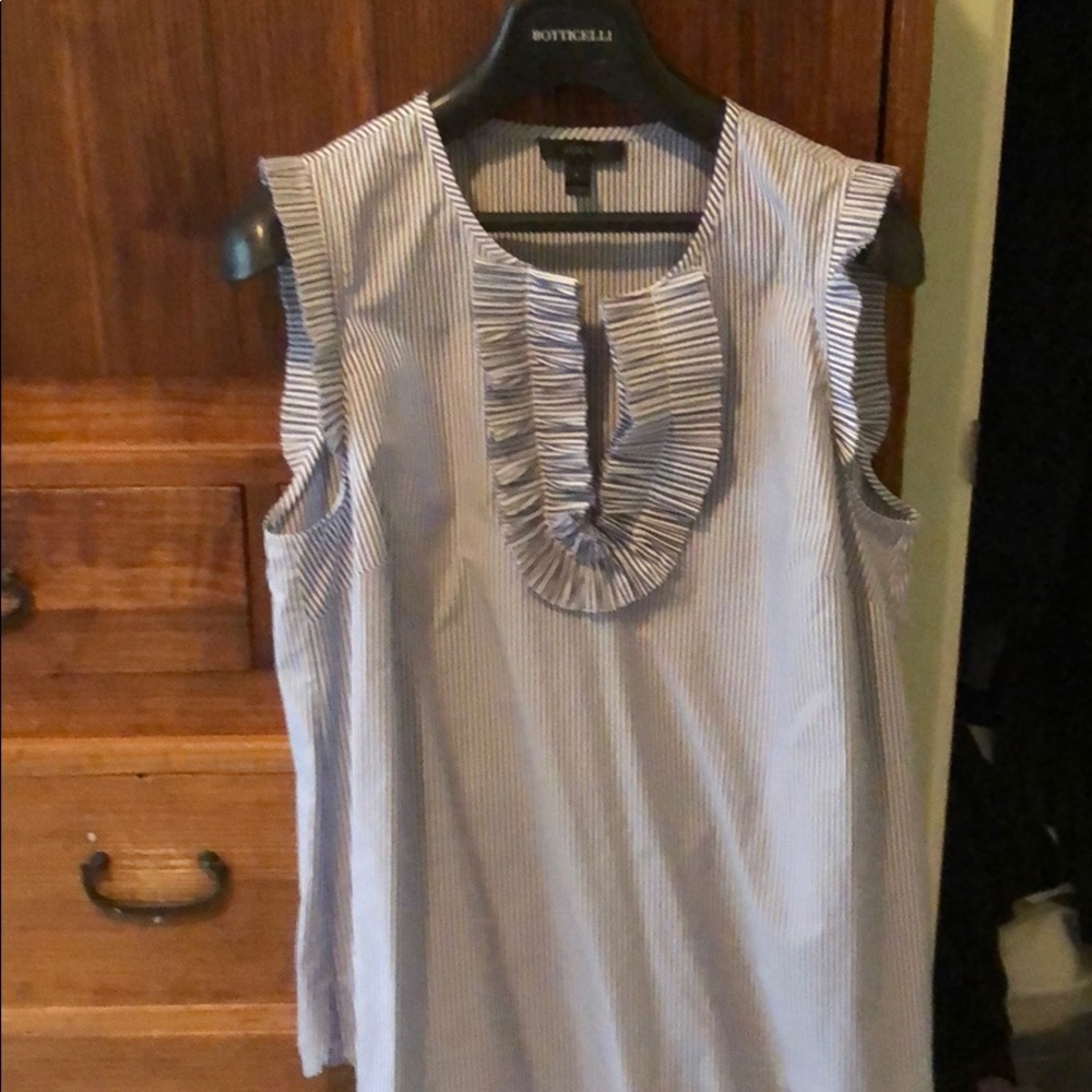 J Crew striped blouse